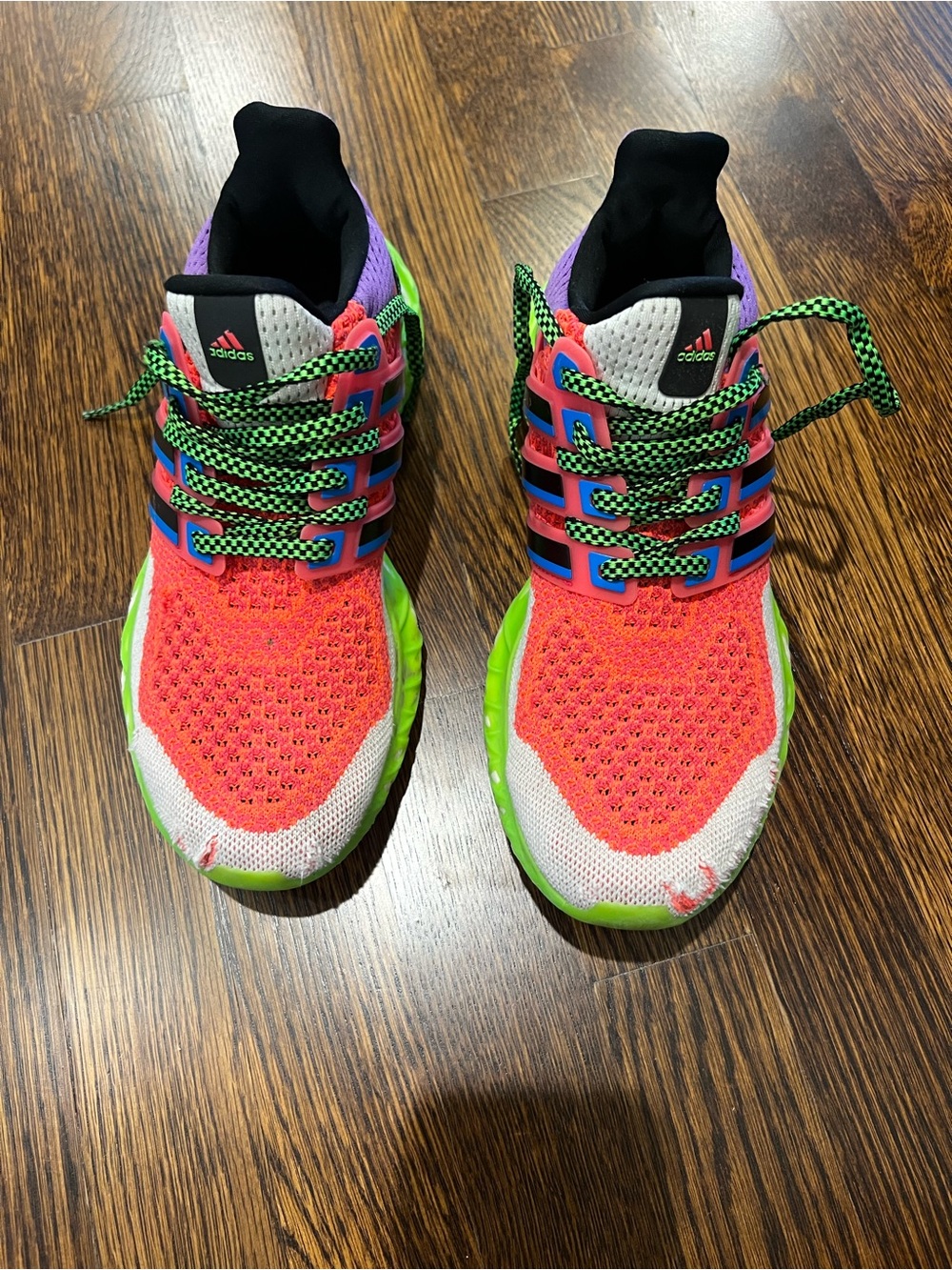 adidas UltraBoost Kids Sneakers US 5.5 UK 5 EU 38 Multicolor Mesh HR1791